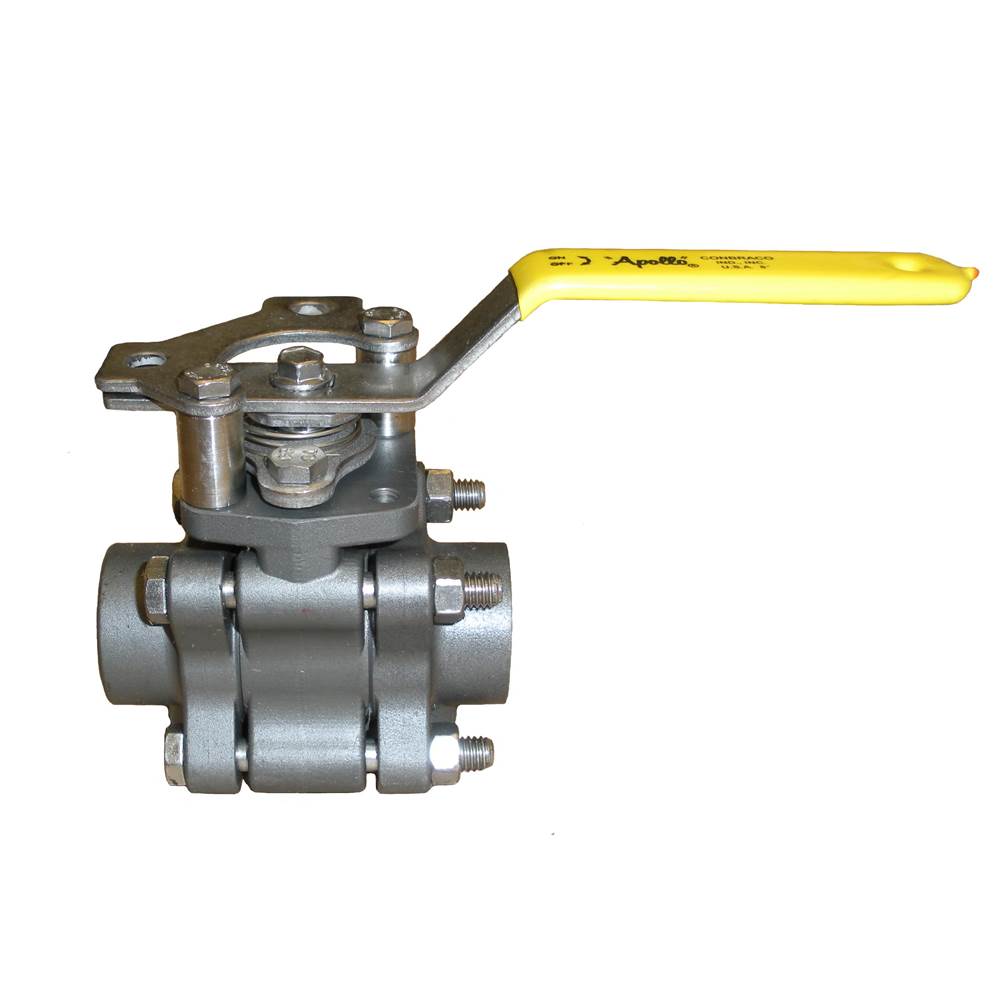 Apollo Full Port Class 600 3 Piece Carbon Steel Ball Valve With Standard Configuration, Ul Listed 3/4'' (2 X Socket Weld)