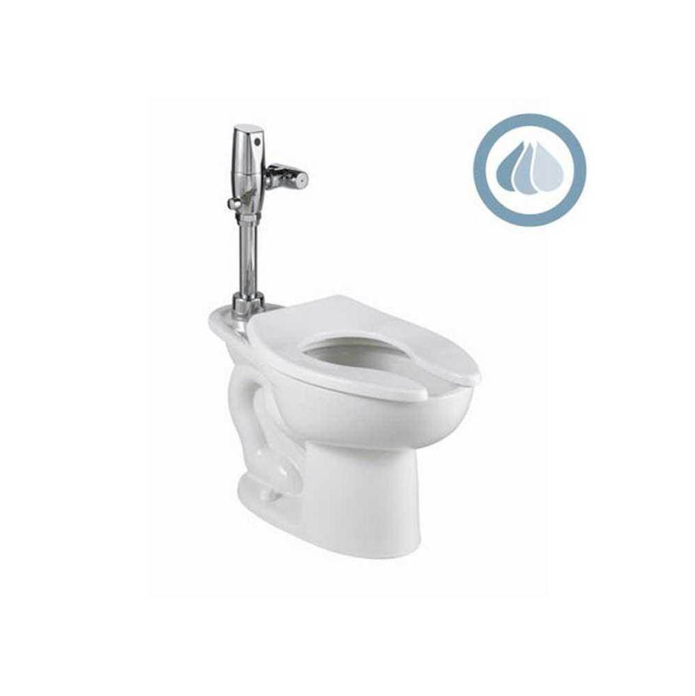 American Standard Madera™ 1.1 – 1.6 gpf (4.2 – 6.0 Lpf) Chair Height Back Spud Elongated EverClean® Bowl With Bedpan Lugs