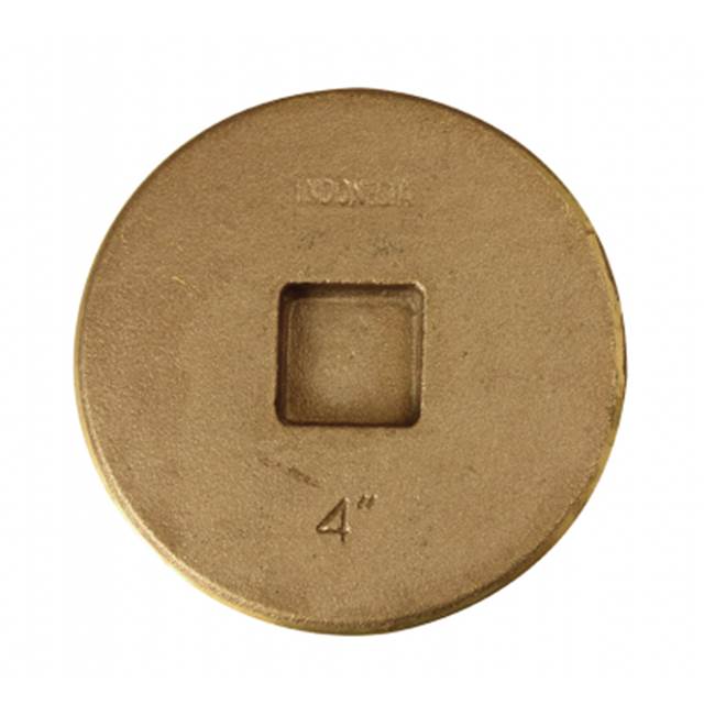 AY McDonald 2204 3 1/2 BRASS CLEAN OUT PLUG