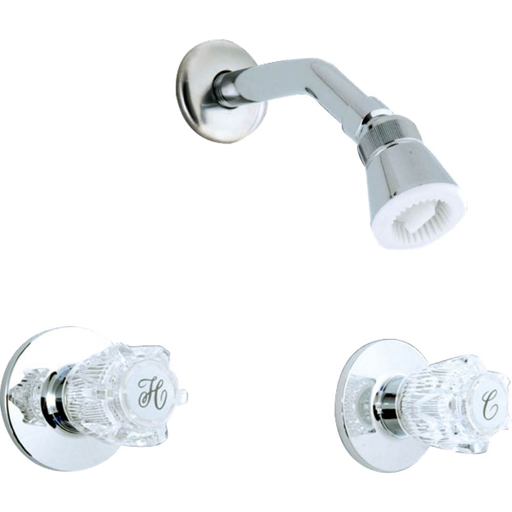 Banner Faucets Two Acrylic Handle Shower Only Faucet