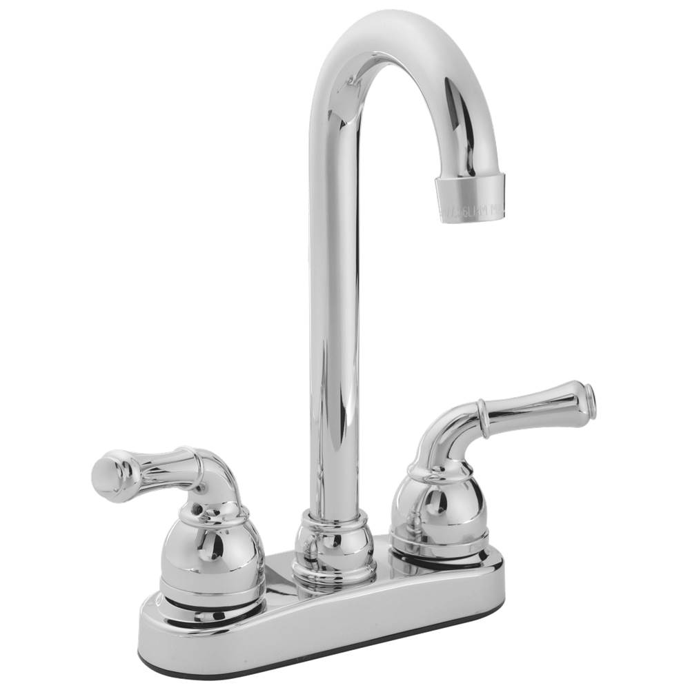 Banner Faucets Two Lever Handle High Arch Bar Faucet