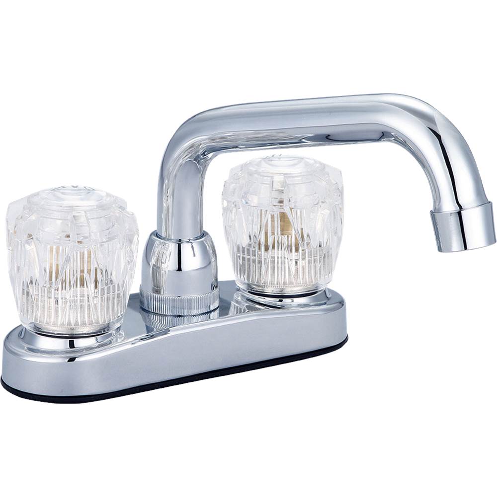 Banner Faucets Two Acrylic Handle Laundry Tub Faucet With 6'' Spout