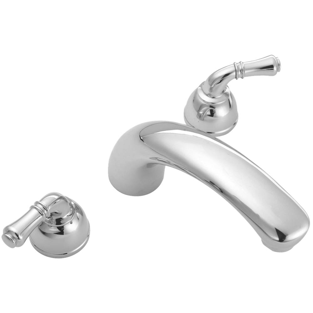 Banner Faucets Banner Faucets Two Adjustable Widespread Contemporary Lever Handle Brass Tub Filler Faucet
