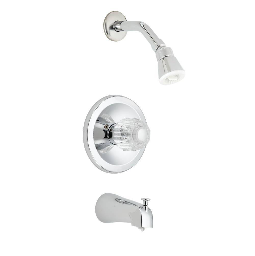Banner Faucets Single Acrylic Handle Tub And Shower Faucet
