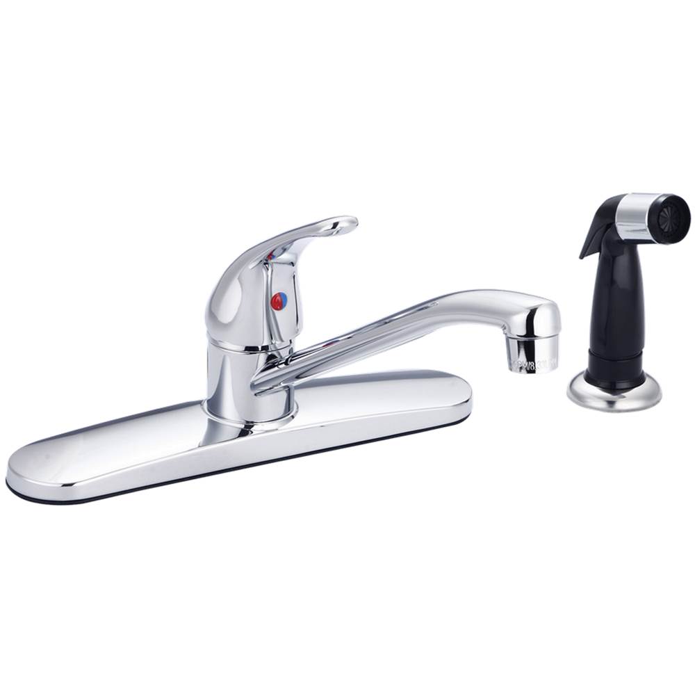 Banner Faucets Single Lever Handle Kitchen Faucet With Side Spray