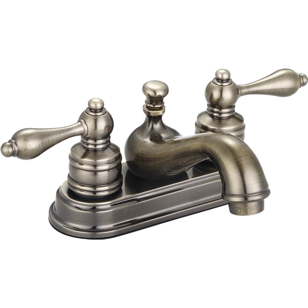 Banner Faucets Two Lever Handle Lavatory Faucet With Brass Pop Up