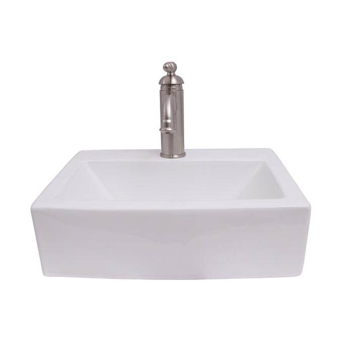 Barclay Sophie 17'' Rect Wall HungBasin, White