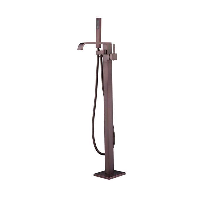 Barclay Camari Freestanding Faucet (Brass),W/Handshower,ORB