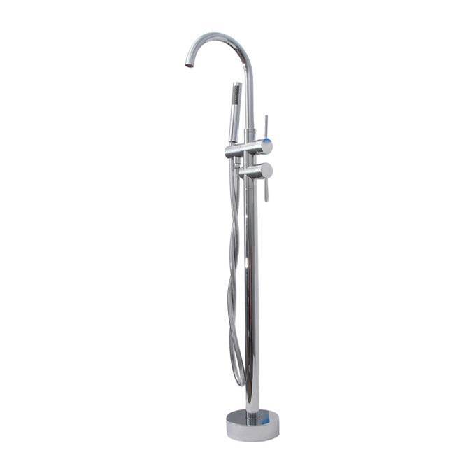 Barclay Elora Freestanding Faucet (Brass),W/Handshower,CP