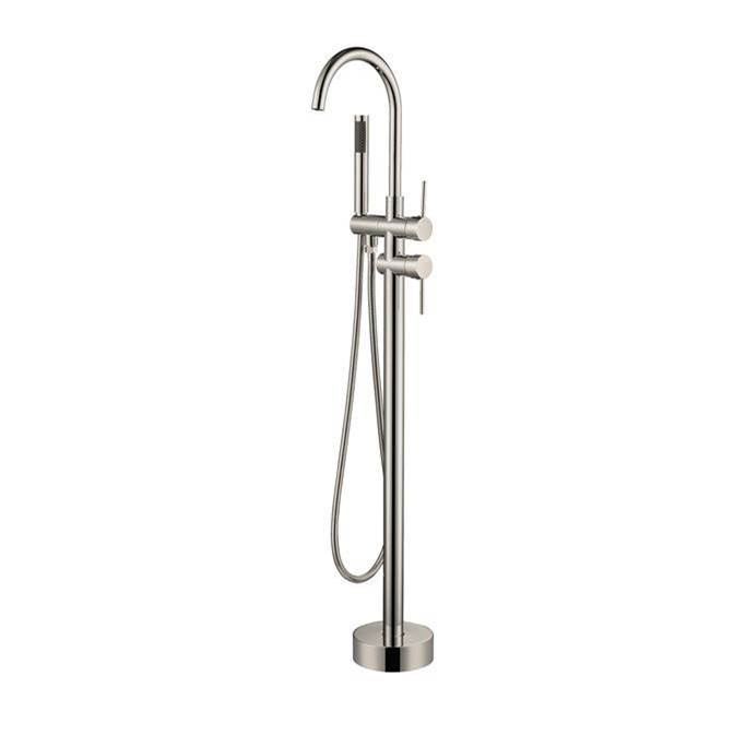 Barclay Elora Freestanding Faucet (Brass),W/Handshower,BN