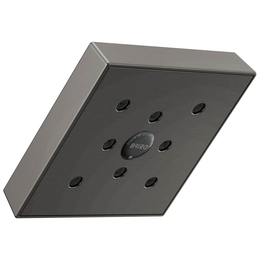 Brizo Universal Showering 5'' Linear Square H2Okinetic<sup>®</sup> Single Function Wall Mount Showerhead