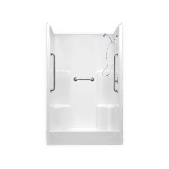 Clarion Bathware 48'' Shower W/ 8.5'' Threshold - Center Drain