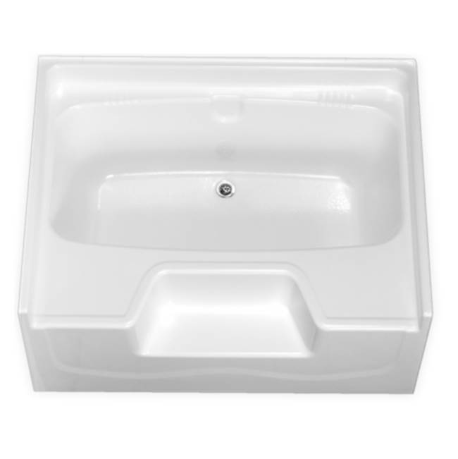Clarion Bathware 54'' Garden Tub W/ 19.5'' Apron - Rear Center Drain