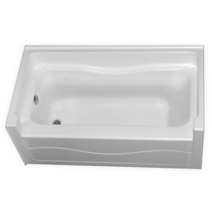 Clarion Bathware 60'' Tub W/ 18'' Apron - Left Or Right Hand Drain