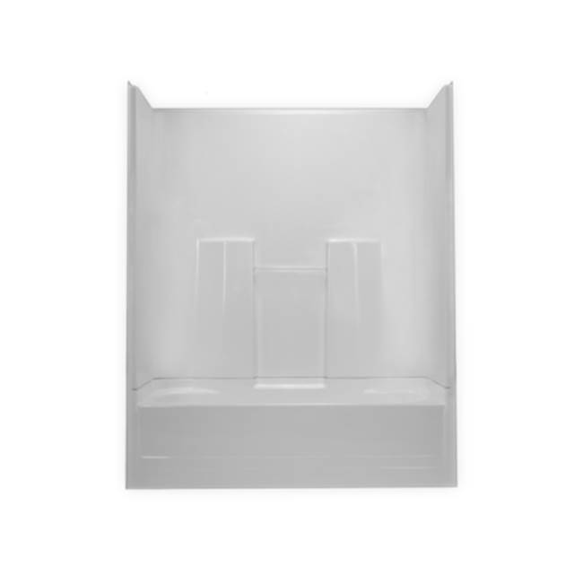 Clarion Bathware 48'' Tiled Shower W/ 9'' Threshold - Center Drain