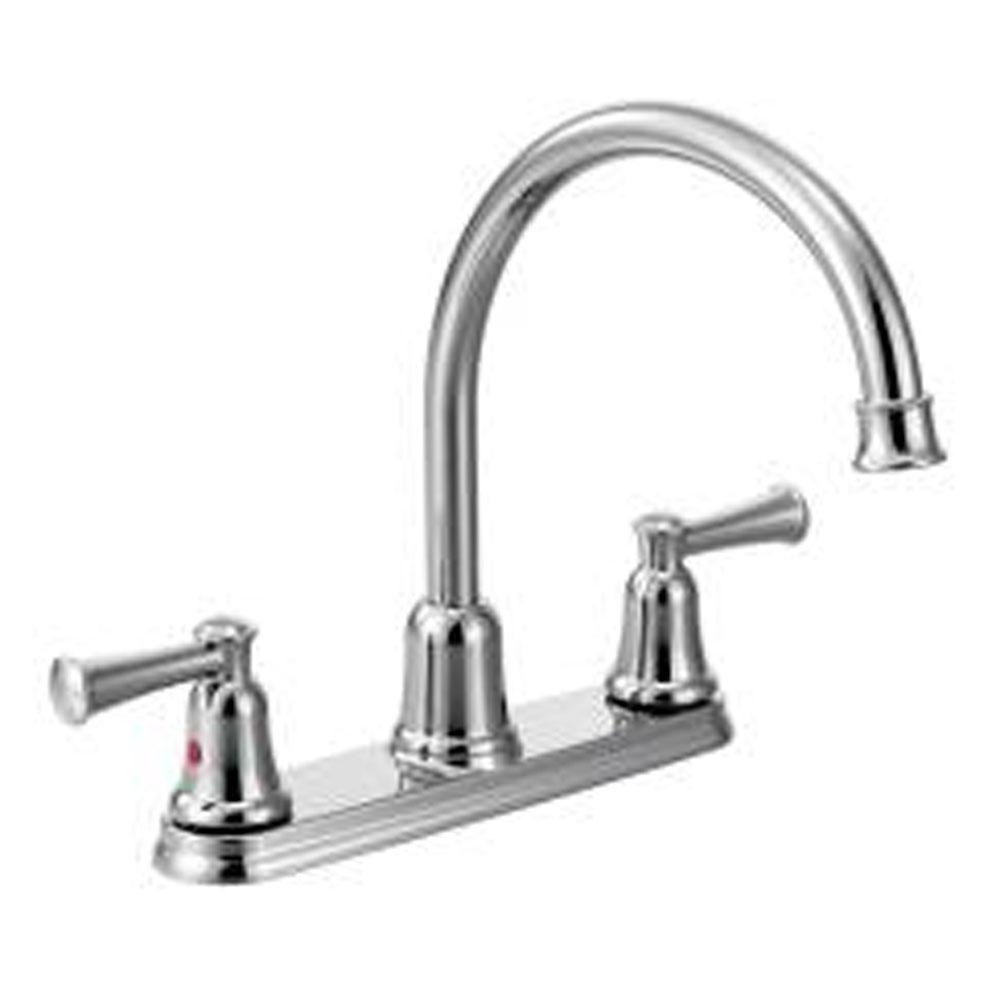 Cleveland Faucet Chrome Two-Handle High Arc Bar Faucet