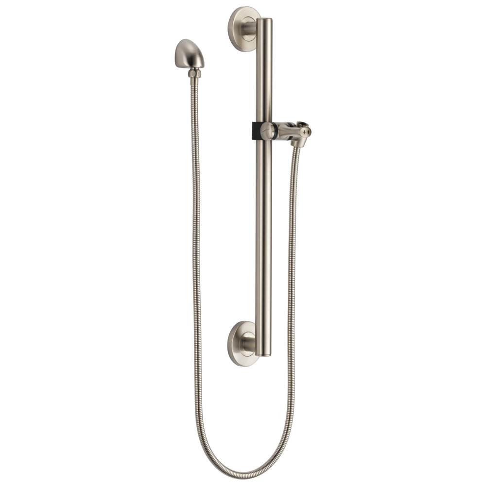 Delta Faucet Universal Showering Components Adjustable Slide Bar / Grab Bar Assembly with Elbow