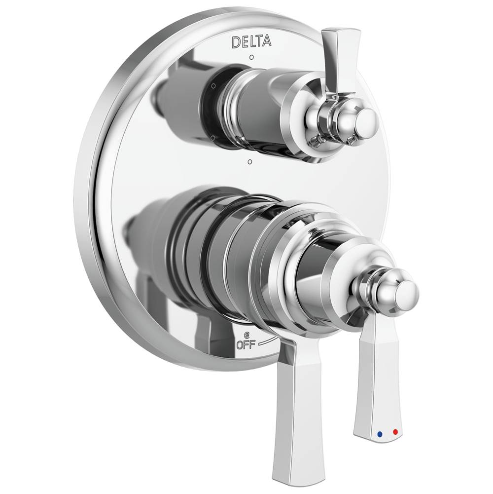 Delta Faucet Dorval™ Traditional 2-Handle Monitor 17 Series Valve Trim with 6 Setting Diverter
