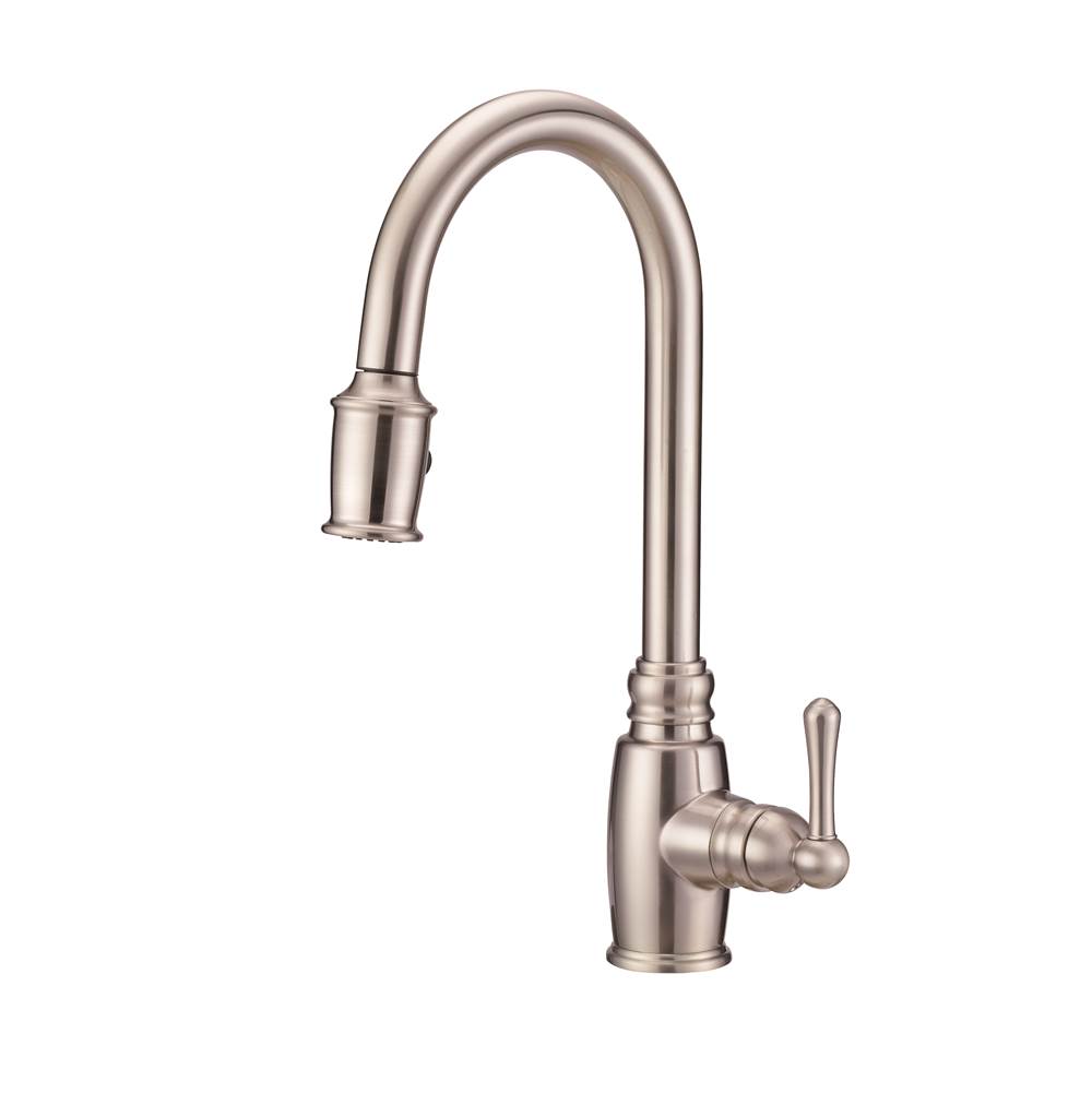 Gerber Plumbing Opulence 1H Pull-Down Kitchen Faucet w/ Magnetic Docking 1.75gpm Stainless Steel