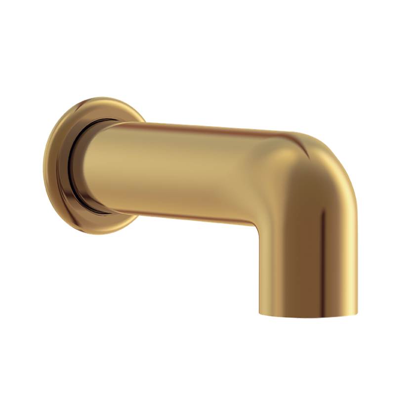 Gerber Plumbing Parma 6 1/2'' Wall Mount Tub Spout without Diverter Brushed Bronze