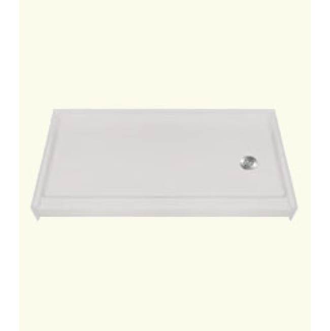 Health at Home RBSP 60x30'' Low threshold shower pan. White. Right drain.