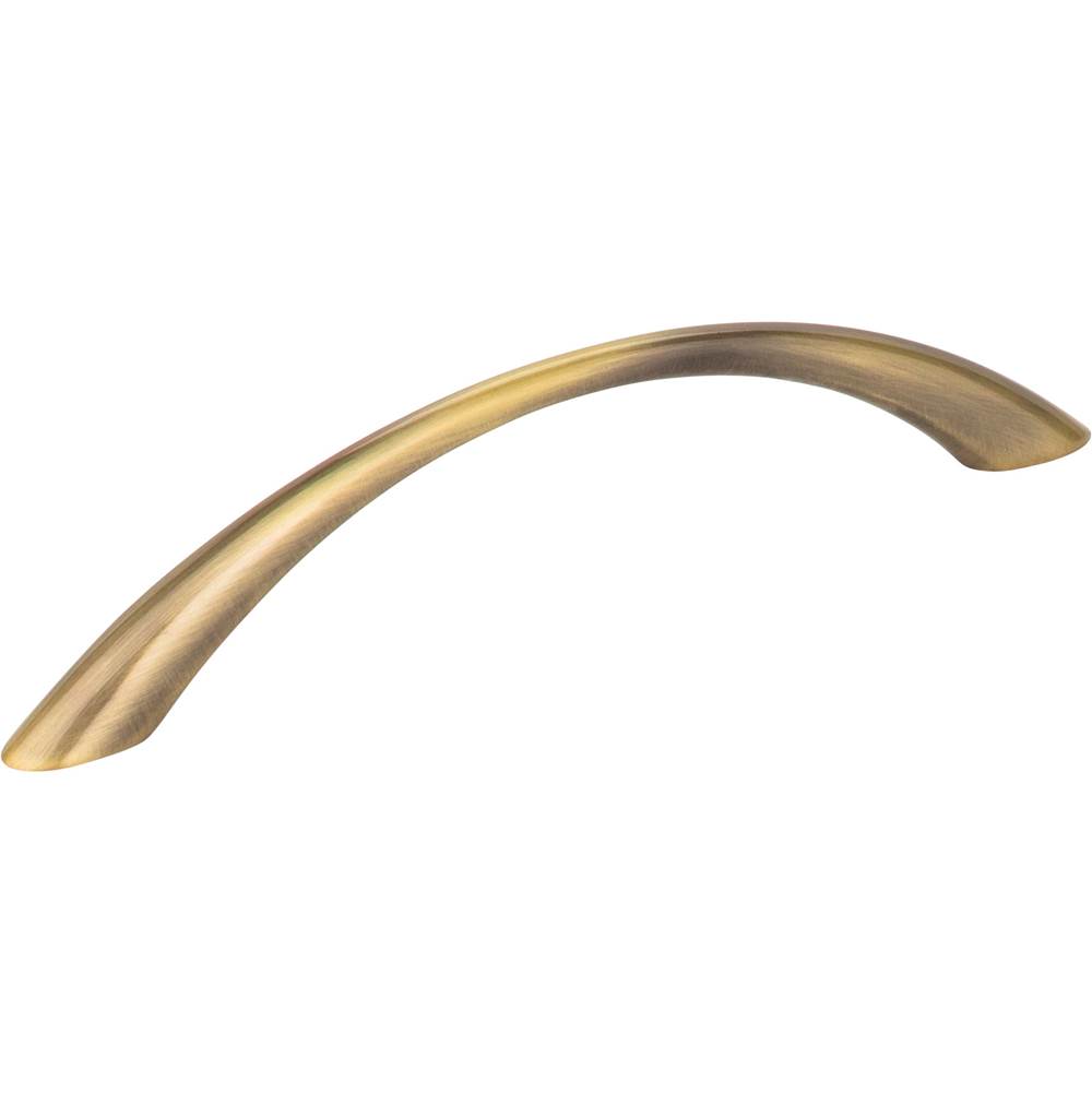 Hardware Resources 128 mm Center-to-Center Brushed Antique Brass Arched Kingsport Cabinet Pull