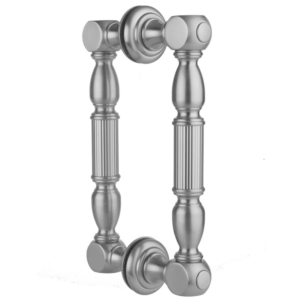 Jaclo 8'' H21 Back to Back Shower Door Pull with Finials