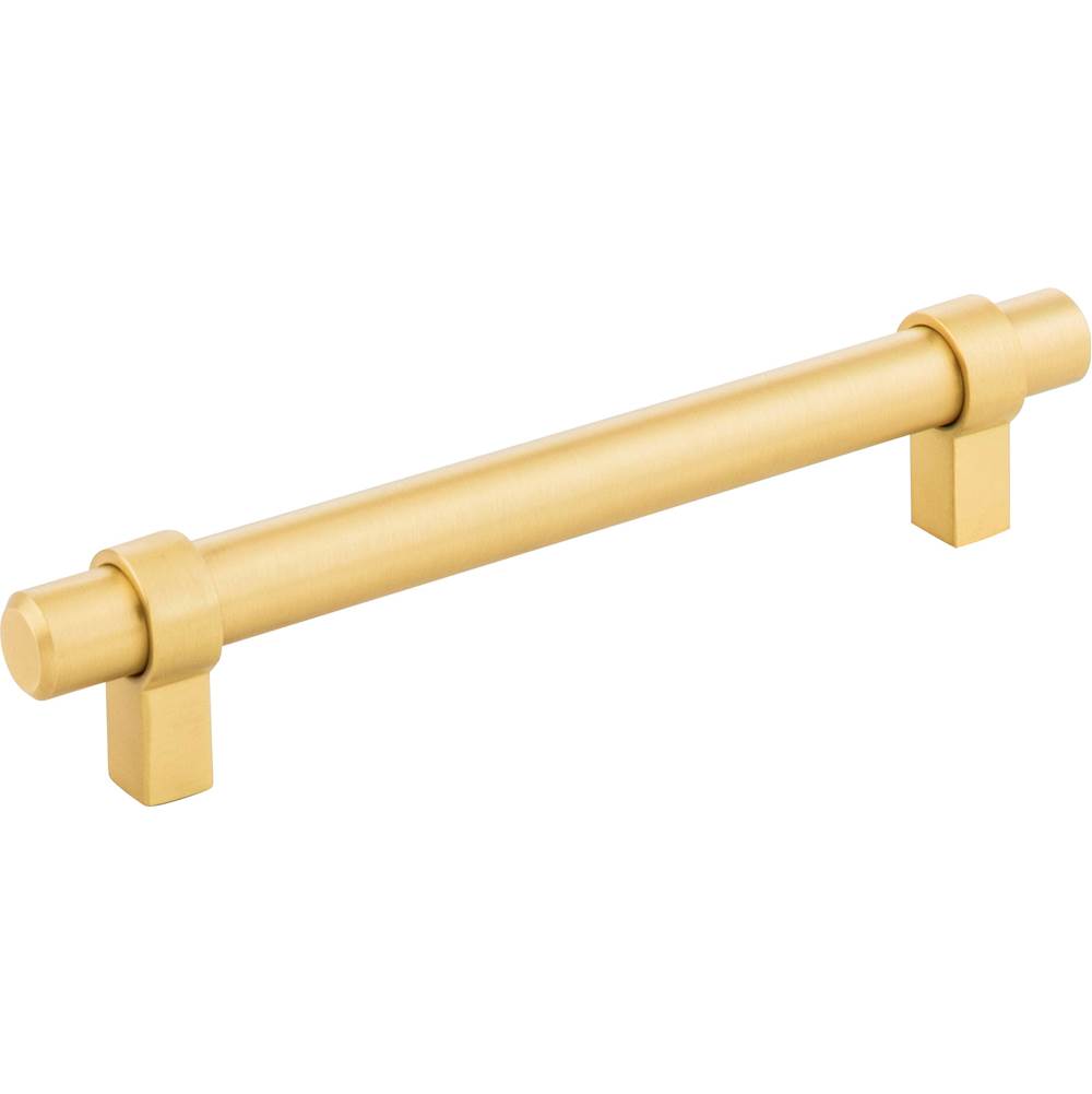 Jeffrey Alexander 128 mm Center-to-Center Brushed Gold Key Grande Cabinet Bar Pull