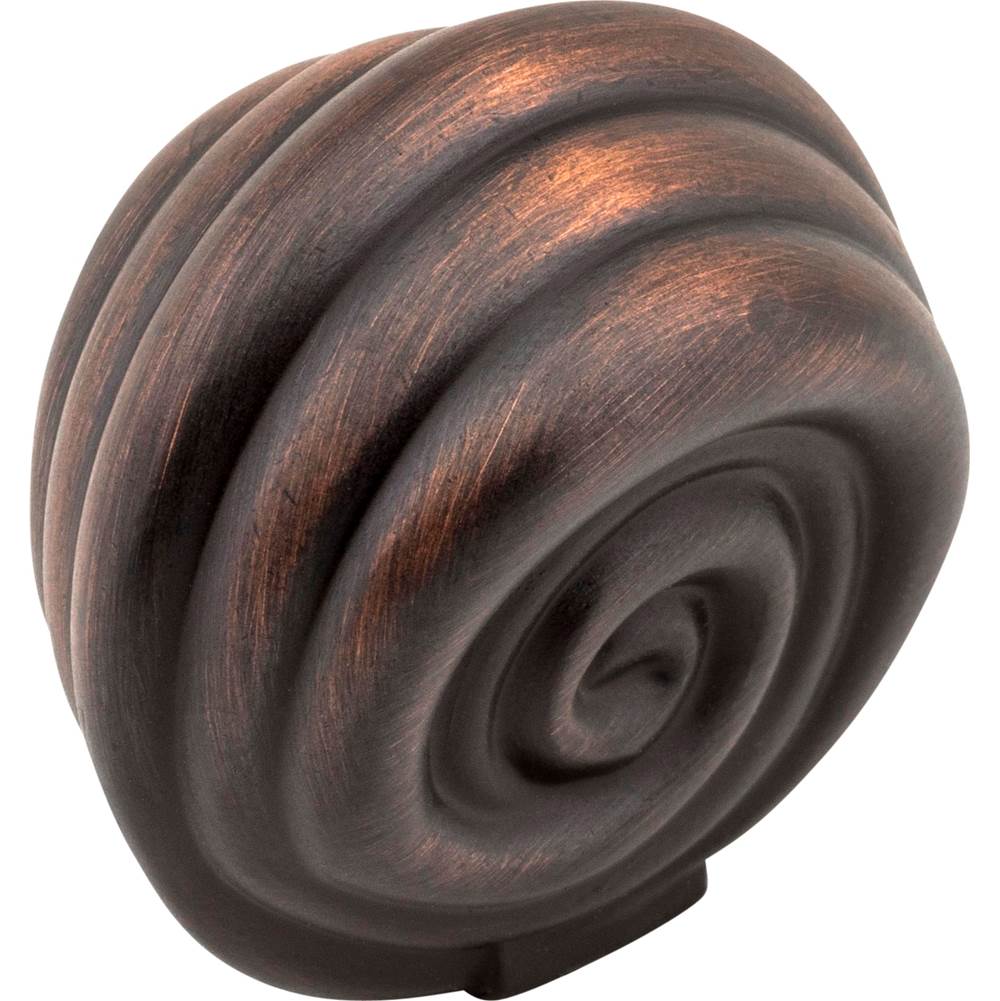 Jeffrey Alexander 1-3/8'' Overall Length Brushed Oil Rubbed Bronze Lille Cabinet Knob