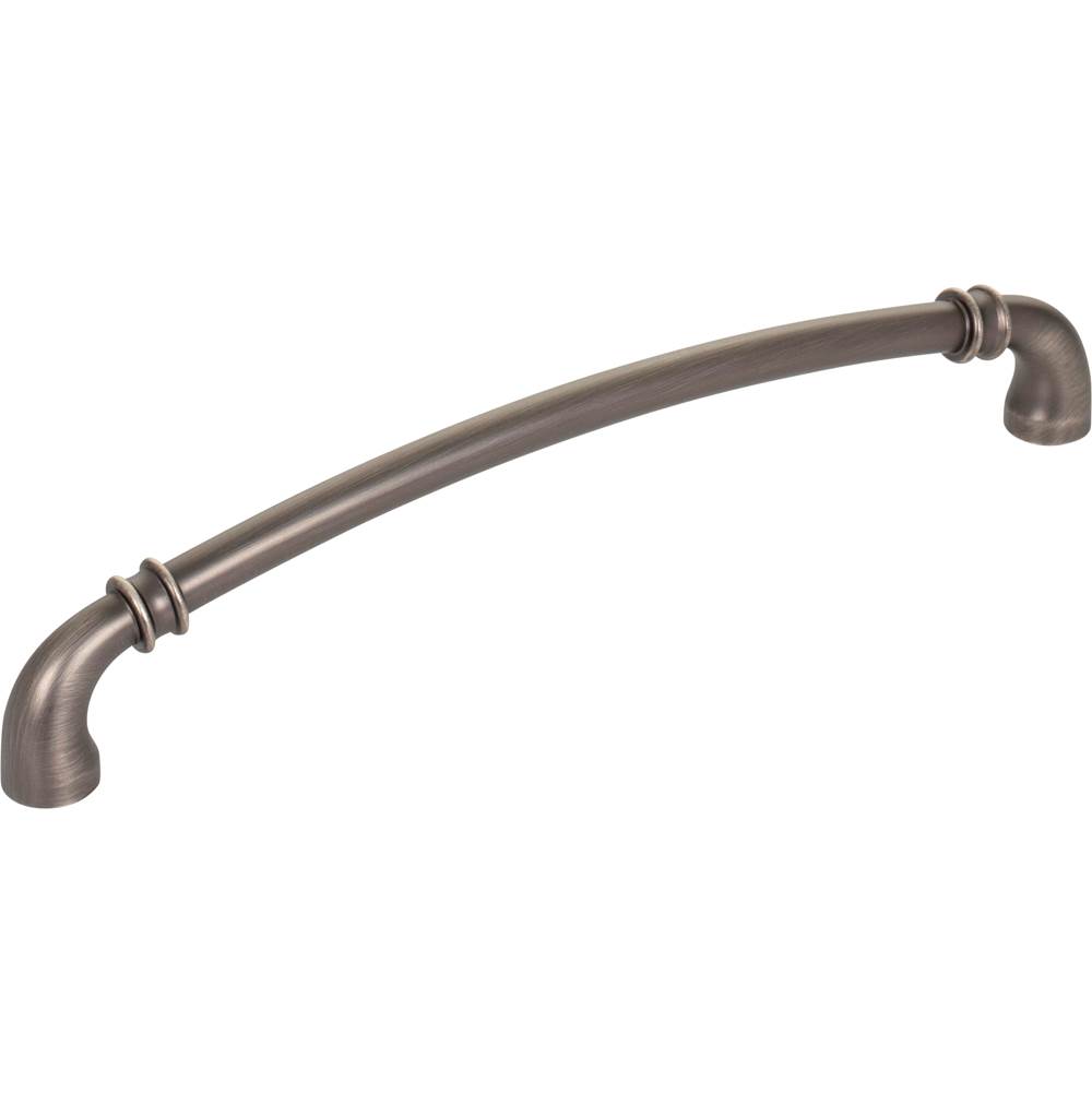 Jeffrey Alexander 192 mm Center-to-Center Brushed Pewter Marie Cabinet Pull