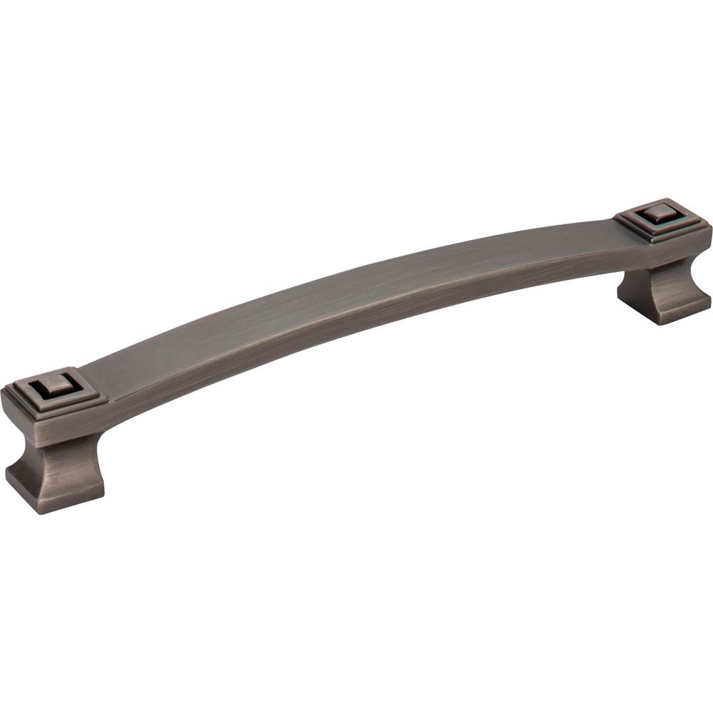 Jeffrey Alexander 160 mm Center-to-Center Brushed Pewter Square Delmar Cabinet Pull