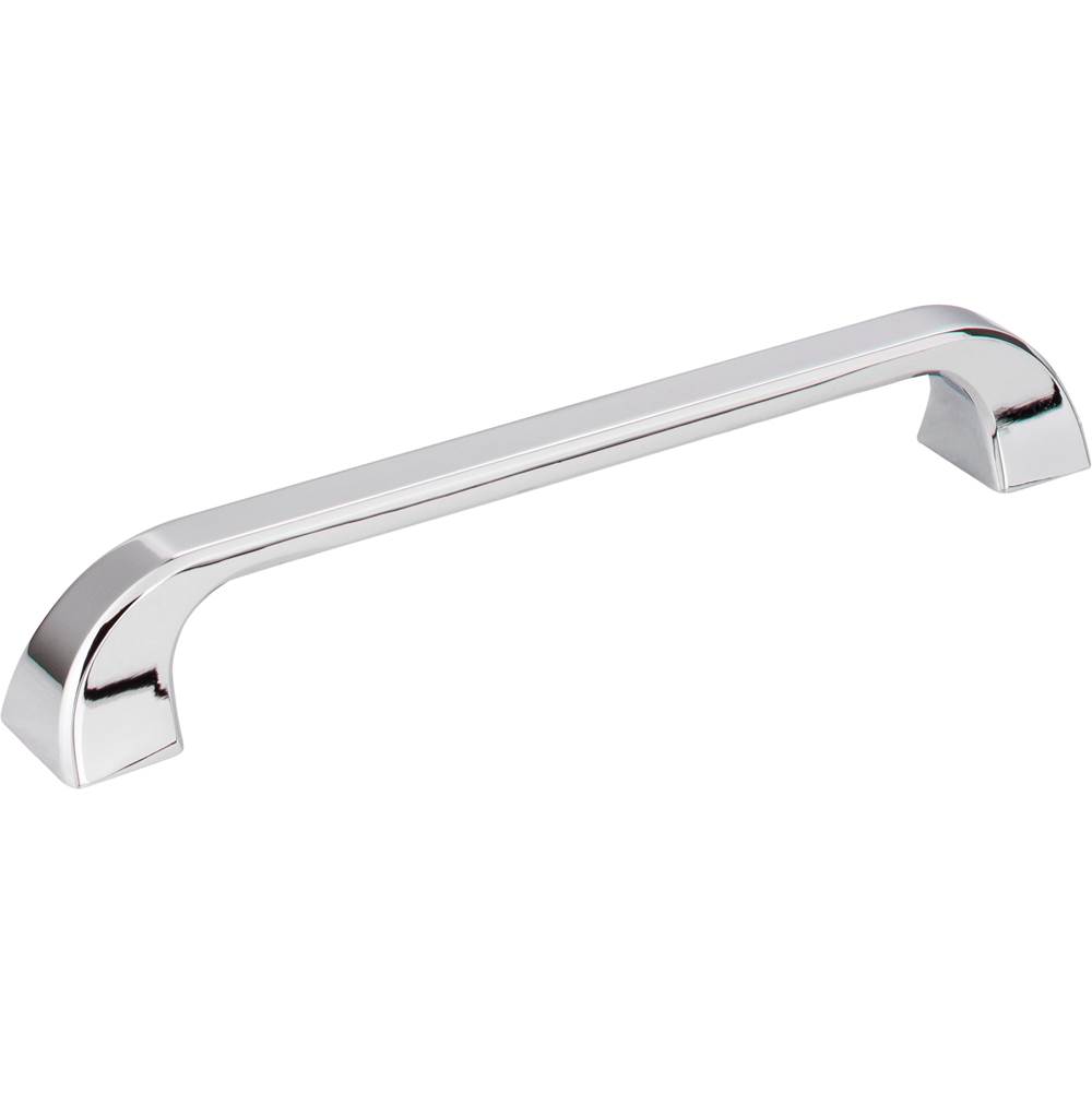 Jeffrey Alexander 160 mm Center-to-Center Polished Chrome Square Marlo Cabinet Pull