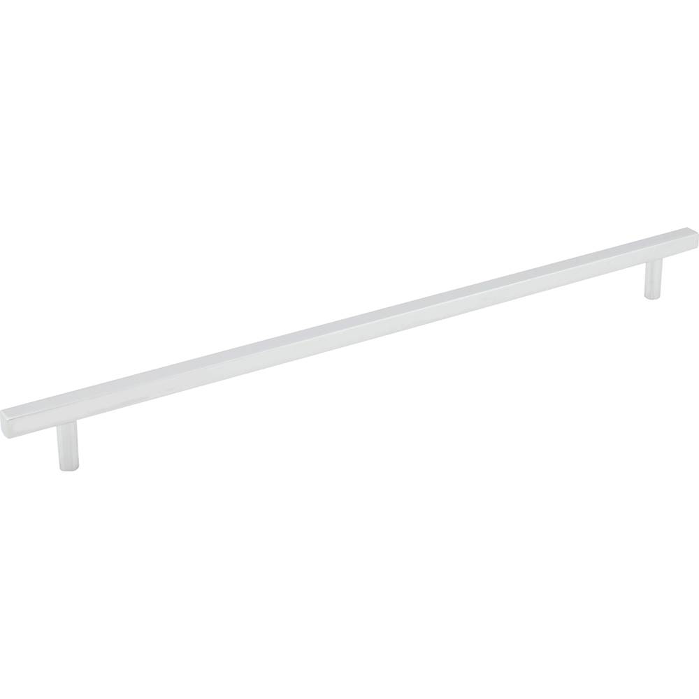 Jeffrey Alexander 305 mm Center-to-Center Polished Chrome Square Dominique Cabinet Bar Pull