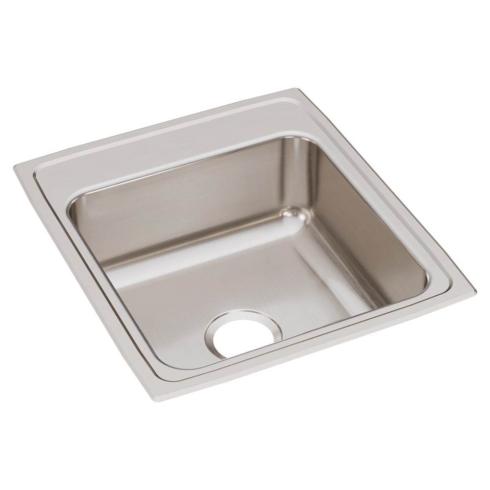Just Manufacturing Stainless Steel 19-1/2'' x 22'' x 7-5/8'' 4-Hole Single Bowl Drop-in Sink