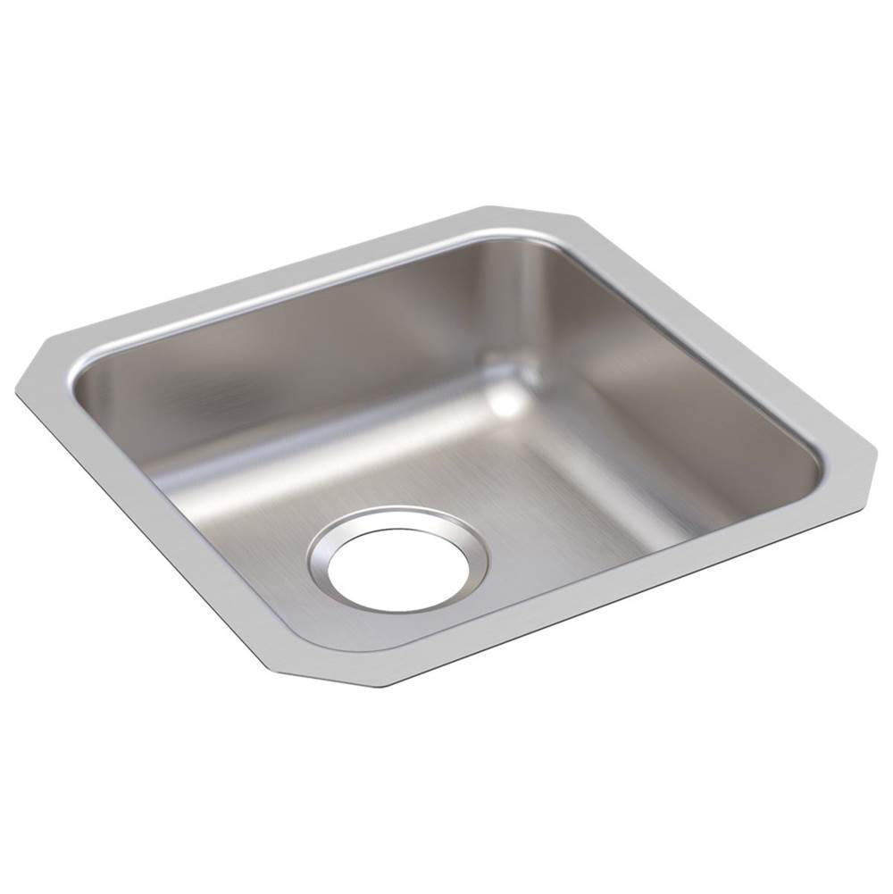 Just Manufacturing Stainless Steel 16-1/2'' x 16-1/2'' x 5-3/8'' Single Bowl Undermount ADA Sink