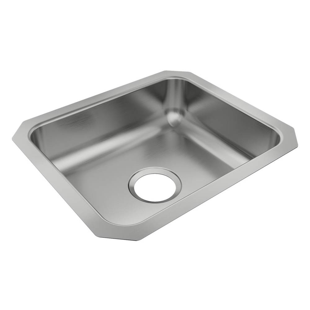 Just Manufacturing Stainless Steel 18-1/2'' x 16'' x 4-3/8'' Single Bowl Undermount ADA Sink