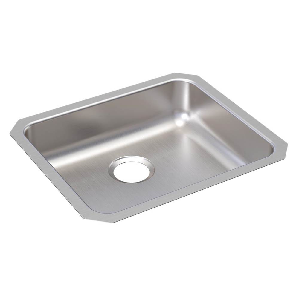 Just Manufacturing Stainless Steel 21-1/2'' x 18-1/2'' x 6-3/8'' Single Bowl Undermount ADA Sink