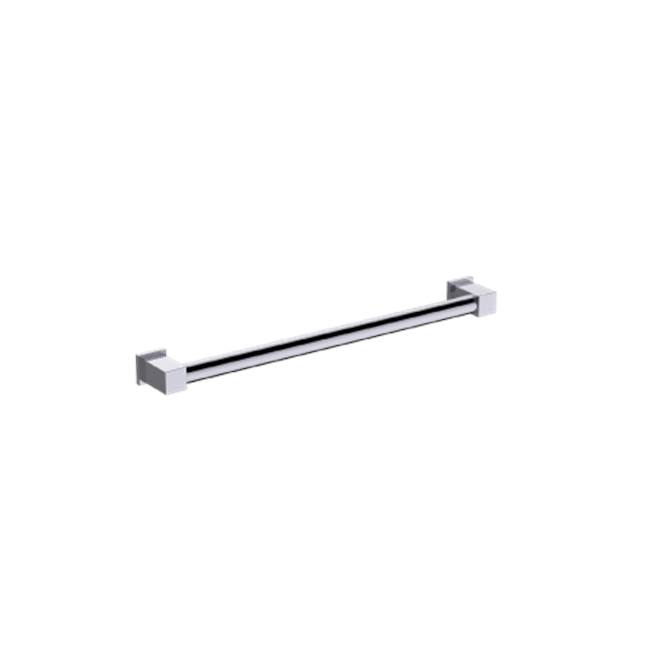 Kartners 9800 Series  18-inch Round Grab Bar with Square Ends-New World Bronze