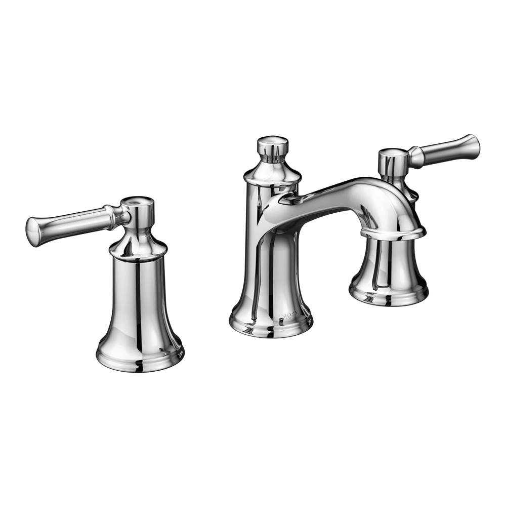 Moen Dartmoor 8 in. Widespread 2-Handle Bathroom Faucet in Chrome (Valve Sold Separately)