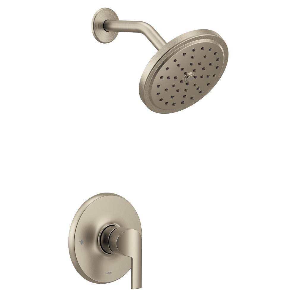 Moen Doux M-CORE 3-Series 1-Handle Eco-Performance Shower Trim Kit in Brushed Nickel (Valve Sold Separately)