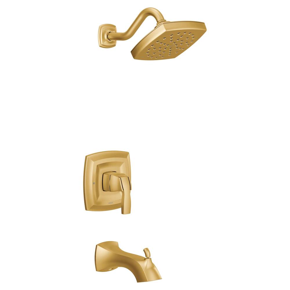 Moen Voss M-CORE 3-Series 1-Handle Tub and Shower Trim Kit in Brushed Gold (Valve Sold Separately)
