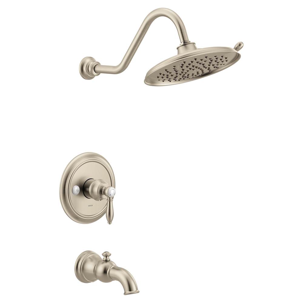 Moen Weymouth M-CORE 3-Series 1-Handle Eco-Performance Tub and Shower Trim Kit in Brushed Nickel (Valve Sold Separately)