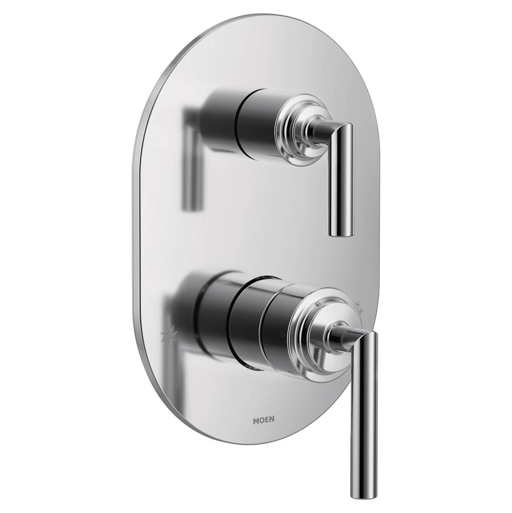Moen Arris M-CORE 3-Series 2-Handle Shower Trim with Integrated Transfer Valve in Chrome (Valve Sold Separately)