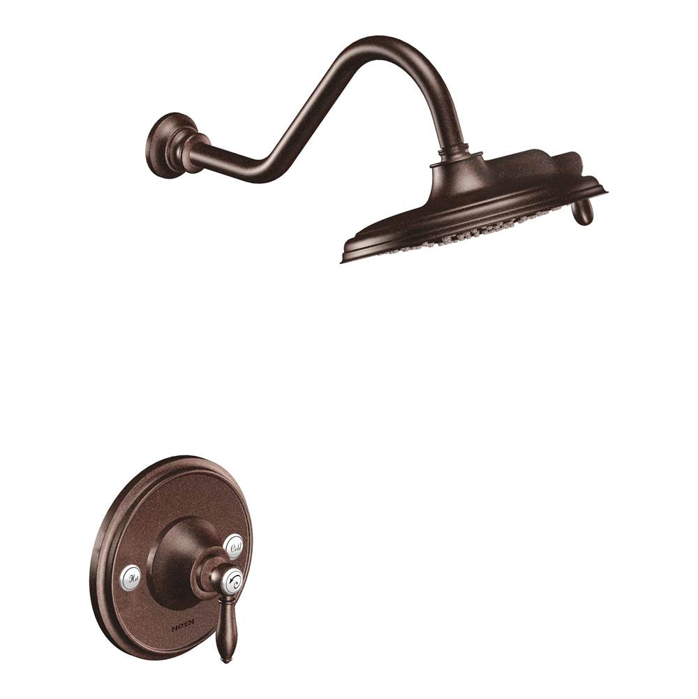Moen Weymouth Posi-Temp Single-Handle 2-Spray Shower Only Trim Kit in Oil Rubbed Bronze (Valve Sold Separately)