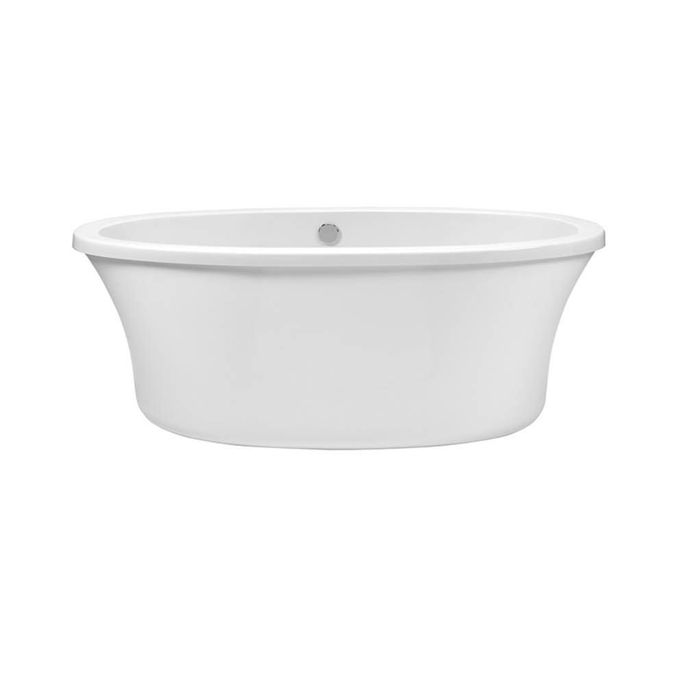 MTI Baths Louise 1 Acrylic Cxl Freestanding Air Bath- White (66X36.75)