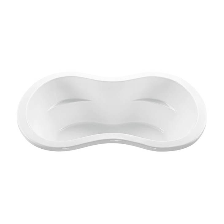 MTI Baths Eternity Dolomatte Drop In Air Bath Elite/Microbubbles - White (72X47.75)