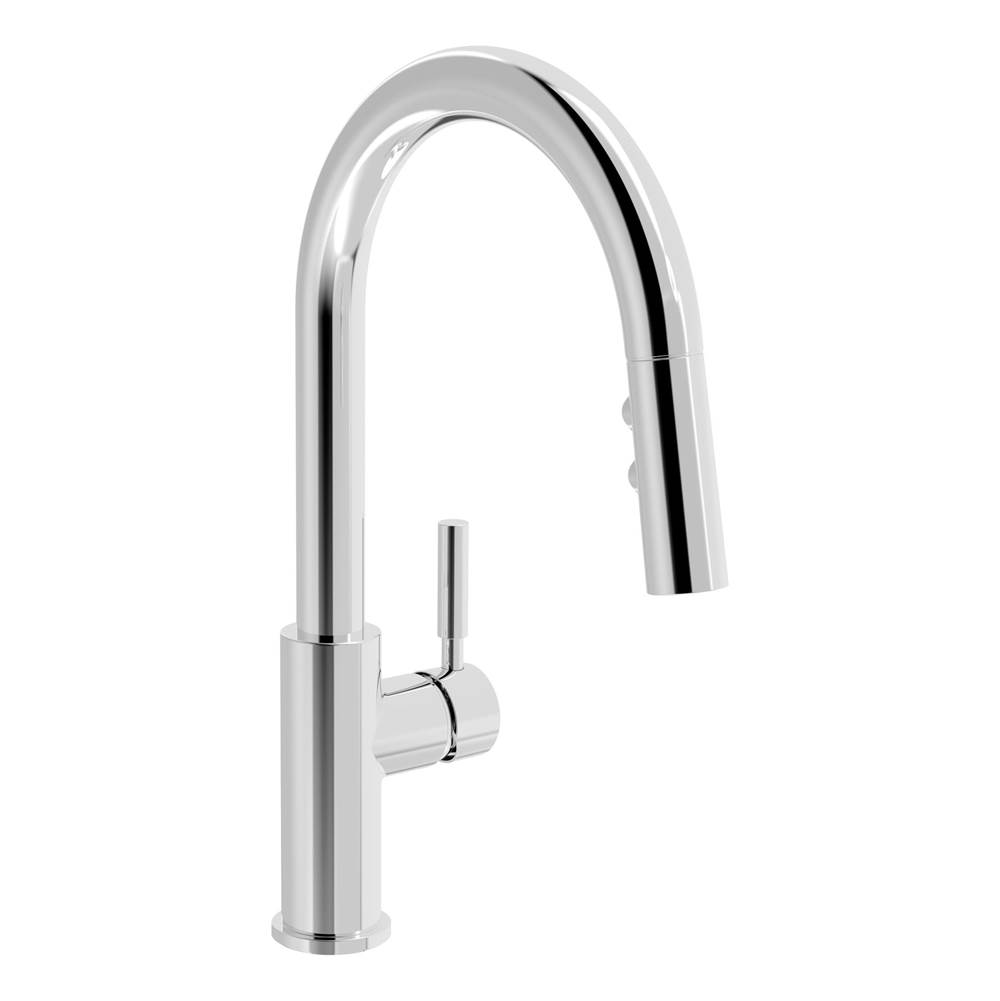 Symmons Dia Single-Handle Pull-Down Sprayer Kitchen Faucet in Polished Chrome (1.0 GPM)