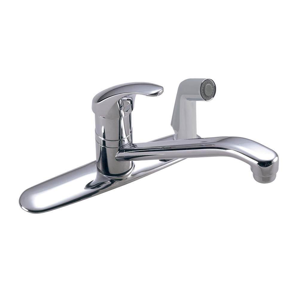 Symmons Origins Single-Handle Kitchen Faucet with Side Sprayer in Polished Chrome (2.2 GPM)