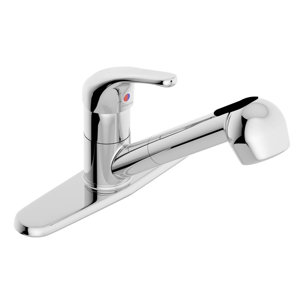 Symmons Unity Single-Handle Pull-Out Kitchen Faucet in Polished Chrome (1.5 GPM)