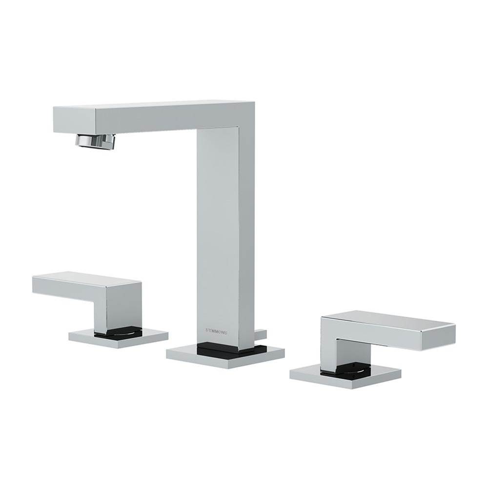 Symmons Duro Widespread 2-Handle Bathroom Faucet with Drain Assembly in Polished Chrome (1.5 GPM)